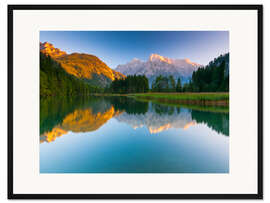 Gerahmter Kunstdruck Alpen VI