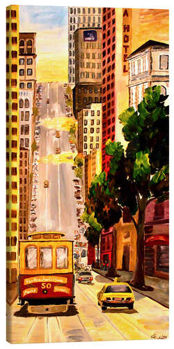 Canvas print San Francisco - Van Ness Cable Car