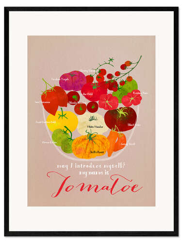 Gerahmter Kunstdruck Tomaten