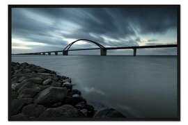 Gerahmter Kunstdruck Fehmarnsundbrücke