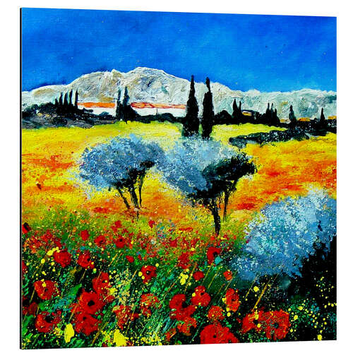 Alubild Landschaft der Provence