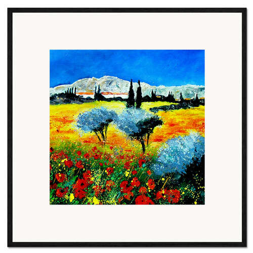 Kunsttryk i ramme Landscape of Provence