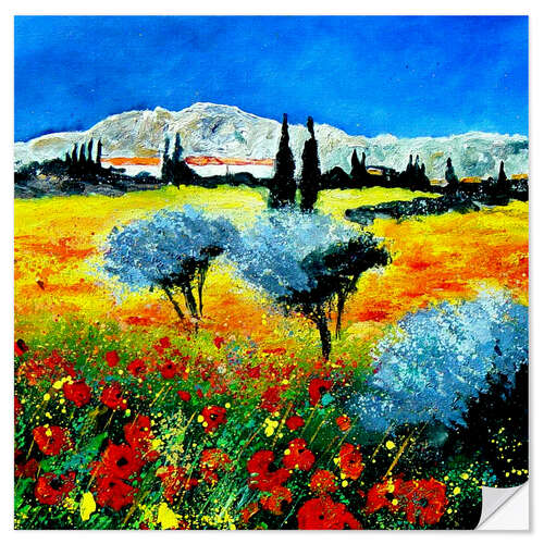 Sticker mural Paysage de Provence