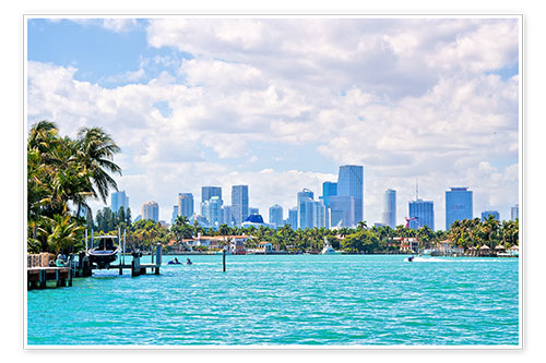 Poster Skyline Miami