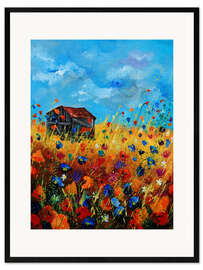 Framed art print Summery field
