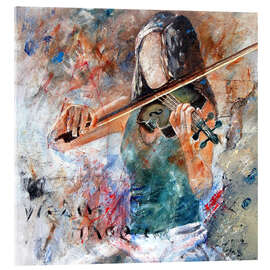 Akrylbilde Violinist