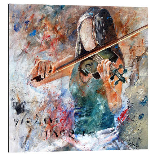 Quadro em plexi-alumínio Violinist