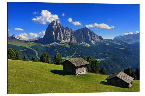 Aluminium print Dolomites