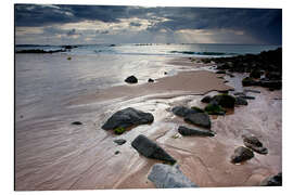 Aluminium print Evening in Brittany