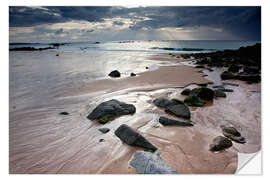 Selvklebende plakat Evening in Brittany