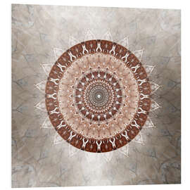 Foam board print Mandala gentleness