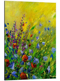 Aluminium print Bright flower meadow