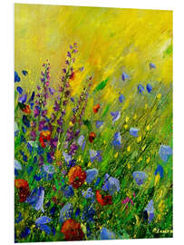 Foam board print Bright flower meadow