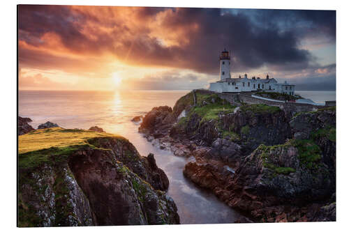 Alubild Fanad Leuchtturm in Irland