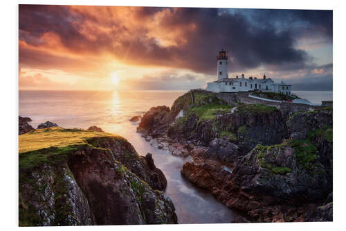 Foam board print Fanad Light in Ireland