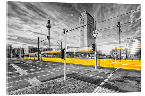 Akryylilasitaulu Alexanderplatz Berlin Colorkey