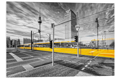 Stampa su PVC Alexanderplatz Berlin Colorkey