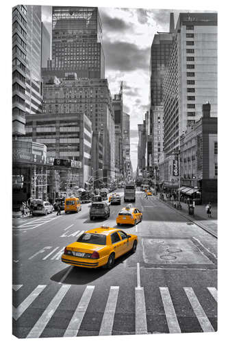 Canvas print new York Yellow Cab