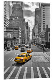 Foam board print new York Yellow Cab