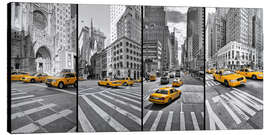 Lerretsbilde New York Cab Collage