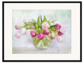 Gerahmter Kunstdruck Frühlingsstrauss