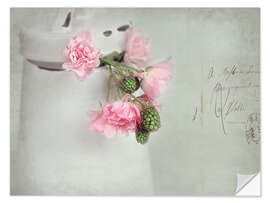 Sticker mural Roses et baies