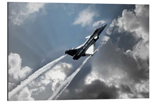 Aluminium print Rafale