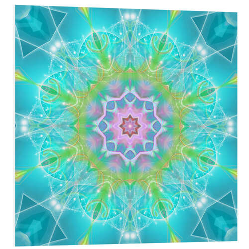 PVC print Mandala - Dolphin Joy