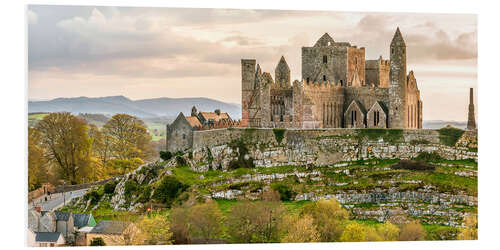 Foam board print Castle 'Rock of Cashel', Ireland