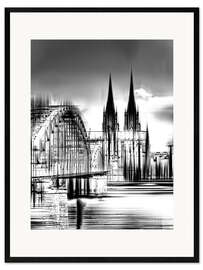 Framed art print Köln sw