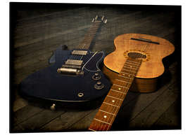 Magnettafel Gitarren-Paar