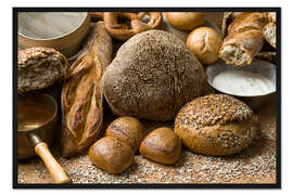 Gerahmter Kunstdruck Das Brot des Bäckers