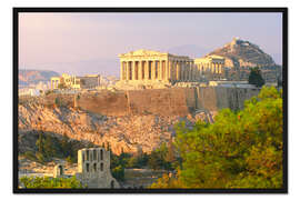 Gerahmter Kunstdruck Akropolis, Athen, Griechenland