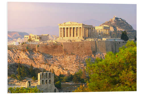 Foam board print Akropolis, Athens, Greece