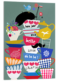 Gallery print French cups