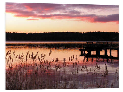 Foam board print Waren Müritz Mecklenburg Vorpommern