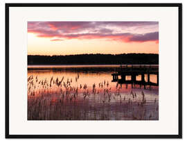 Gerahmter Kunstdruck Waren Müritz Mecklenburg Vorpommern