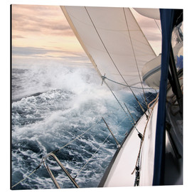 Tableau en aluminium  Naviguer dans la tempête - Jan Schuler