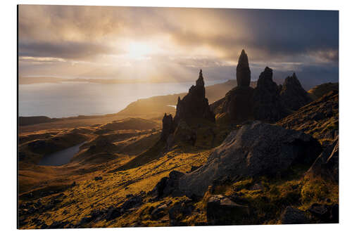 Quadro em alumínio Scotland - Isle of Skye - Old Man of Storr