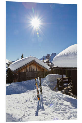 Foam board print Winter landscape