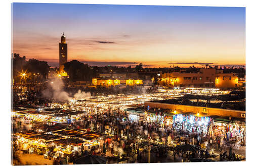 Acrylic print Marrakech, Marocco