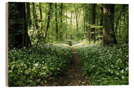 Trätavla Spring-Forest Ramsons