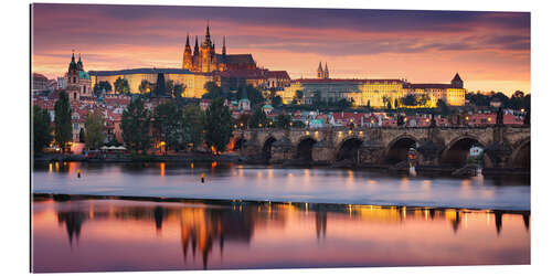 Gallery Print Prag im Abendrot