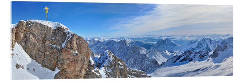 Acrylglasbild Gipfel Zugspitze