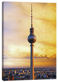 Canvastavla  Berlin television tower - bildpics