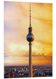 Hartschaumbild Berlin Fernsehturm