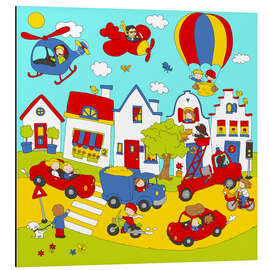 Magnettafel Suchbild Straßenverkehr