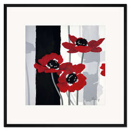 Gerahmter Kunstdruck Anemonen I