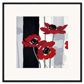 Gerahmter Kunstdruck Anemonen I