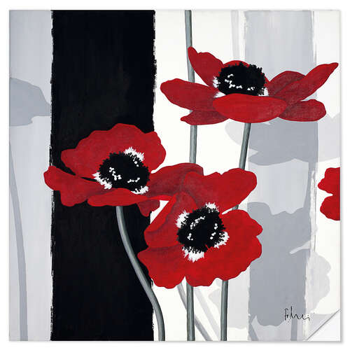 Wandsticker Anemonen I